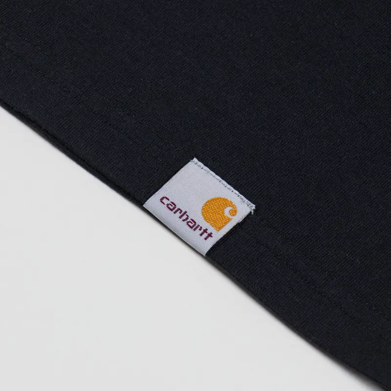 Carhartt WIP Slingshot T Shirt Black Heavy Enzyme Wash-3
