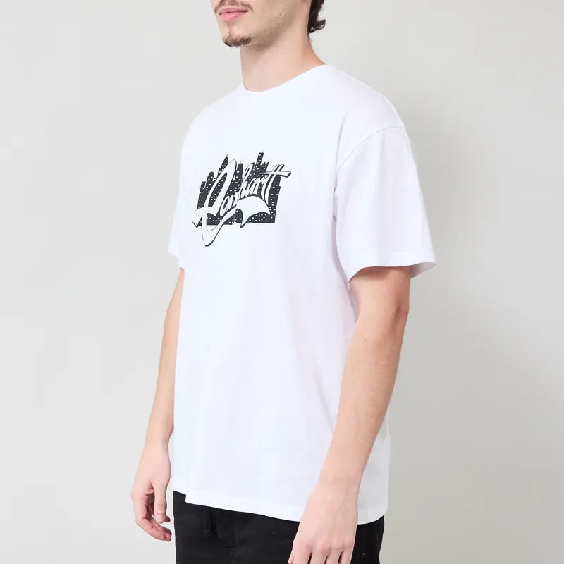 Carhartt WIP Boogie Night T Shirt White-1