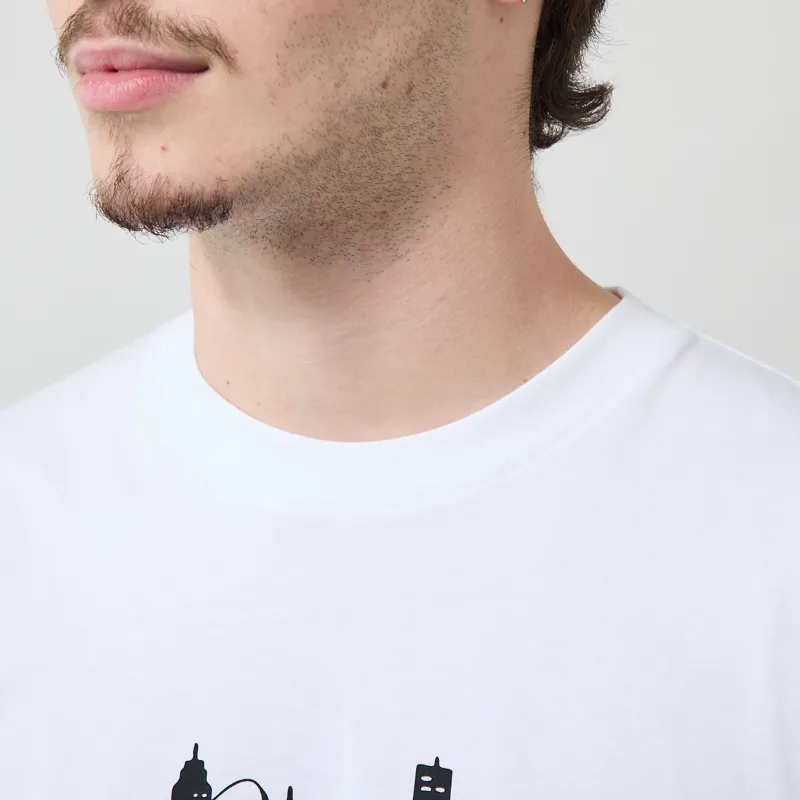 Carhartt WIP Boogie Night T Shirt White-2