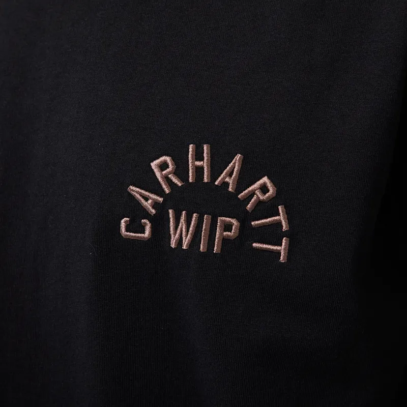 Carhartt WIP Arch Script T Shirt Black WIP H Brown-6