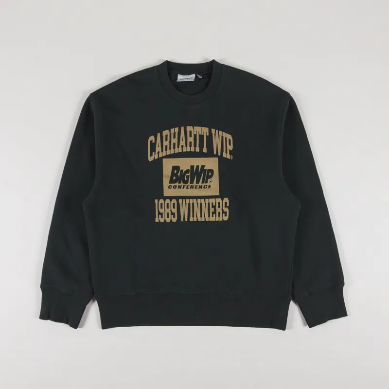 Carhartt WIP 1989 Winners Sweat Raven Heavy Stone Wash