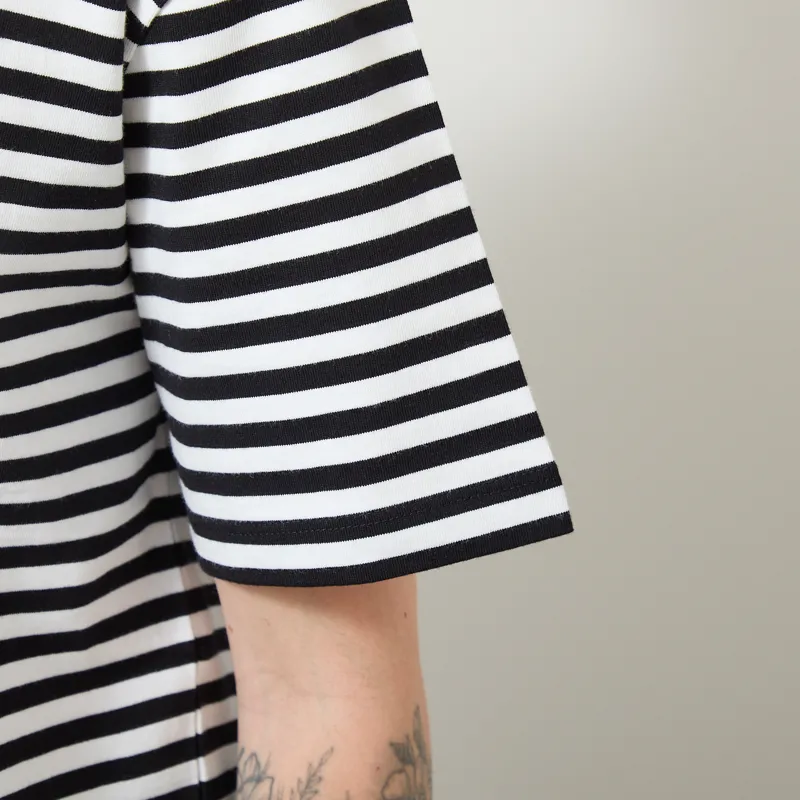 Carhartt WIP Womens Essy T Shirt Stripe Black Wax-5