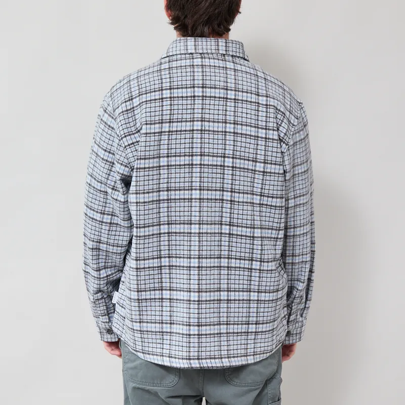 Edwin Julius Shirt Blue Grey-2