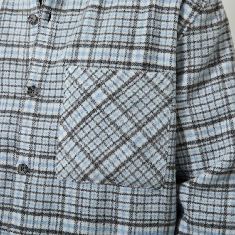 Edwin Julius Shirt Blue Grey-5