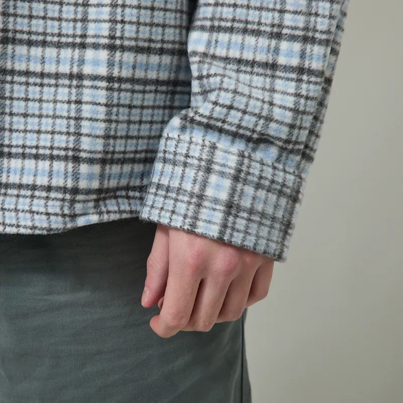 Edwin Julius Shirt Blue Grey-6