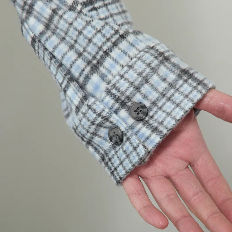 Edwin Julius Shirt Blue Grey-8