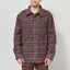 Edwin Julius Shirt Burgundy Blue
