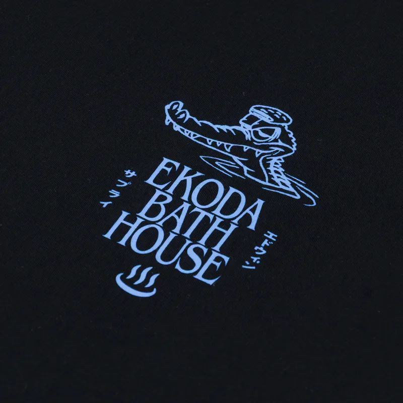 Edwin Ekoda Bath House T Shirt Black-5
