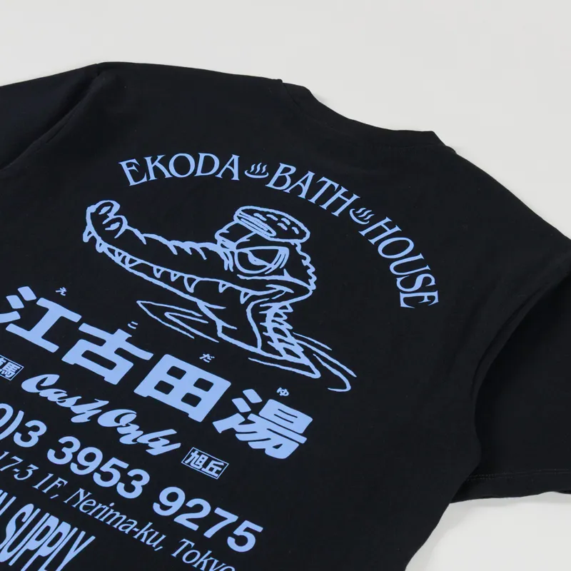 Edwin Ekoda Bath House T Shirt Black-2