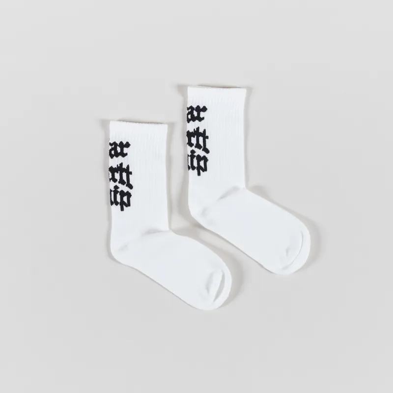 Carhartt WIP Womens Blackletter Socks White