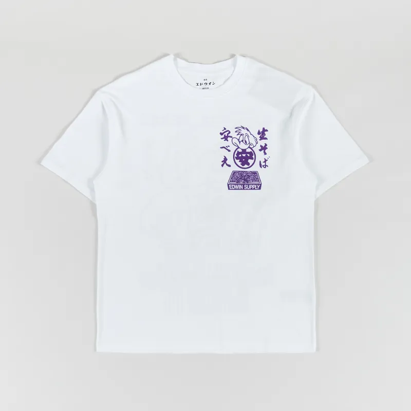 Edwin Soba Yasube T Shirt White-1