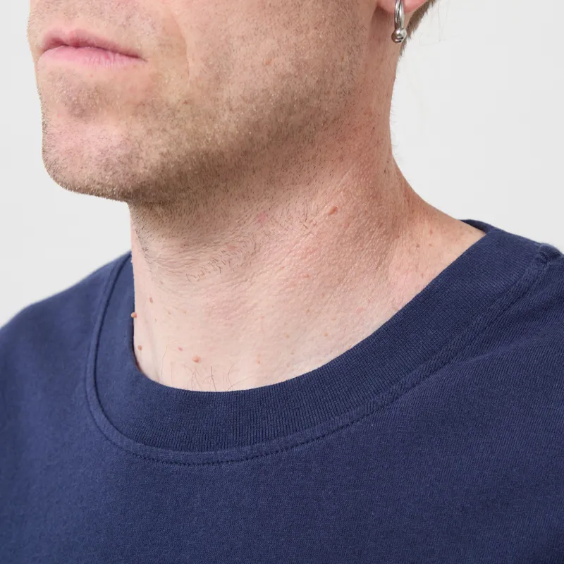 Edwin Soba Yasube T Shirt Maritime Blue-3