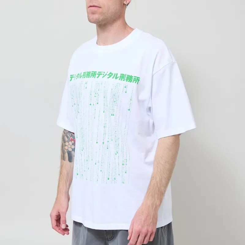 Edwin Synthetic T Shirt White-1