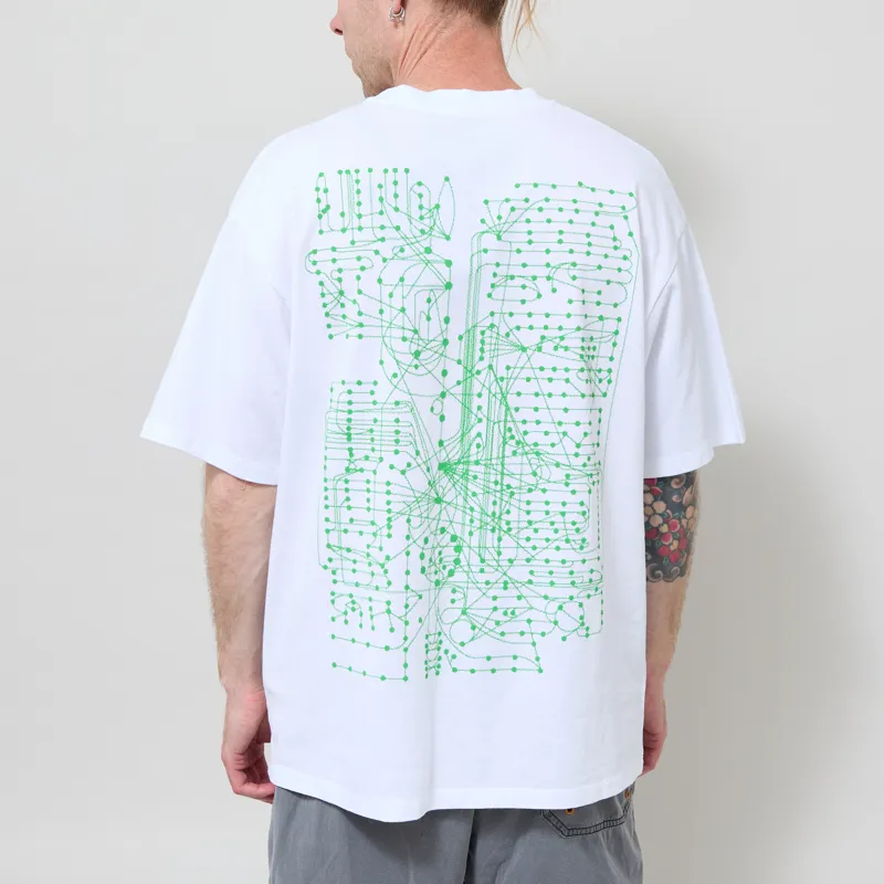 Edwin Synthetic T Shirt White