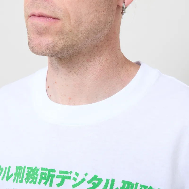 Edwin Synthetic T Shirt White-3