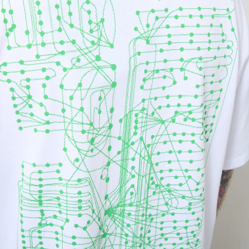 Edwin Synthetic T Shirt White-5
