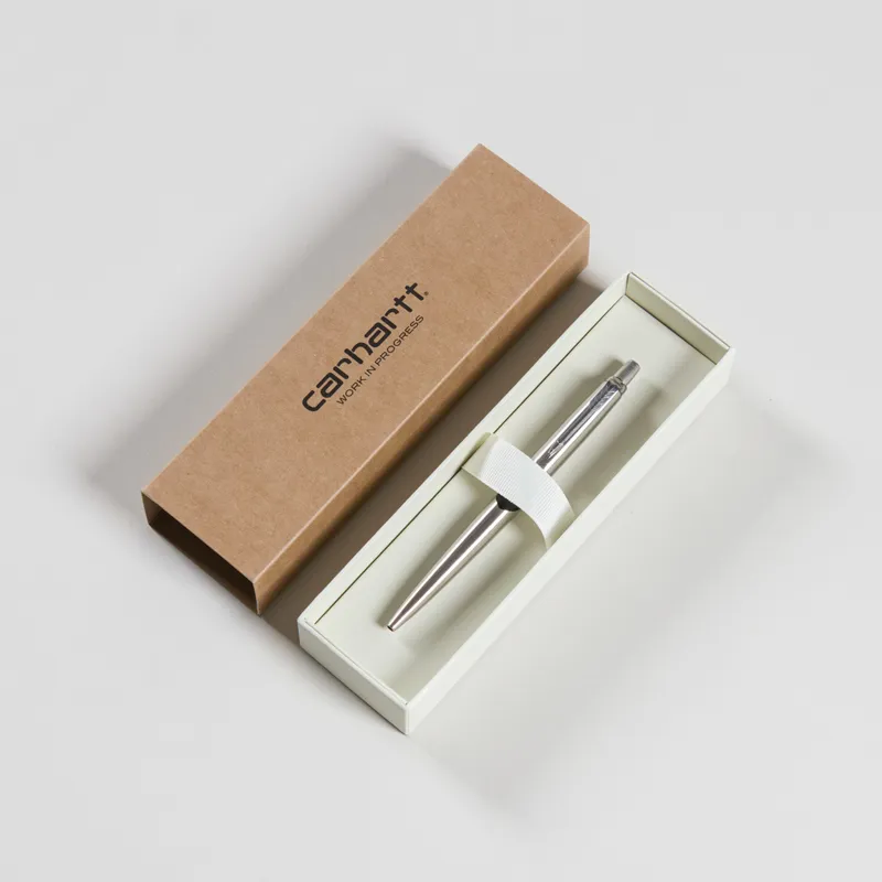 Carhartt WIP Parker Jotter Heart Ballpen Silver-1