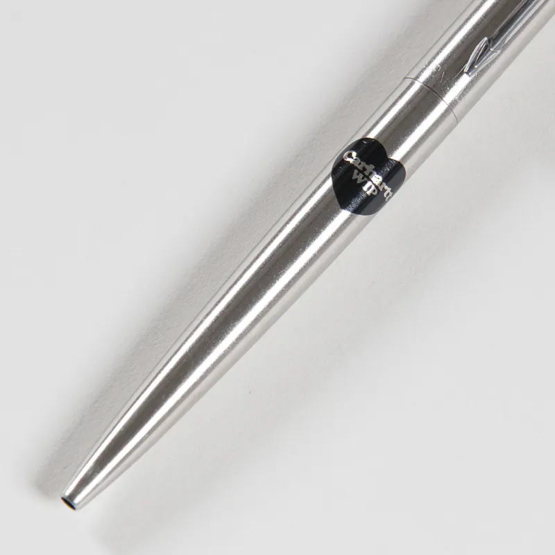 Carhartt WIP Parker Jotter Heart Ballpen Silver-3