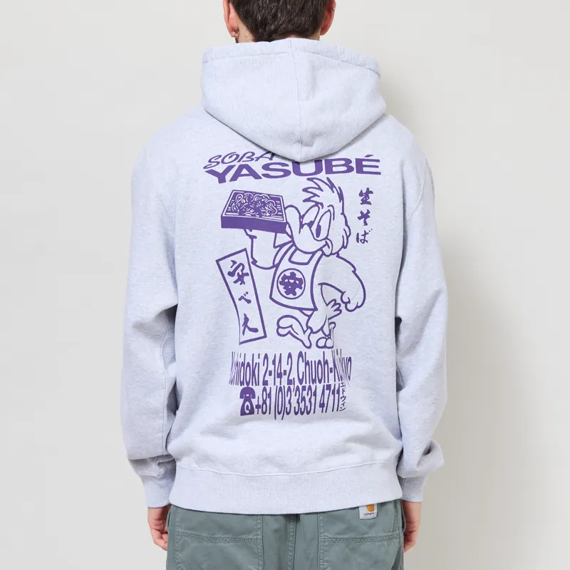 Edwin Soba Yasube Hoodie Grey Marl