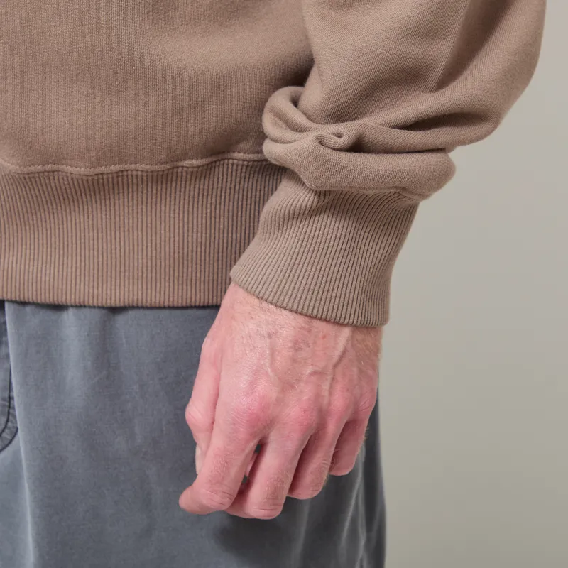 Edwin Soba Yasube Sweat Walnut-5