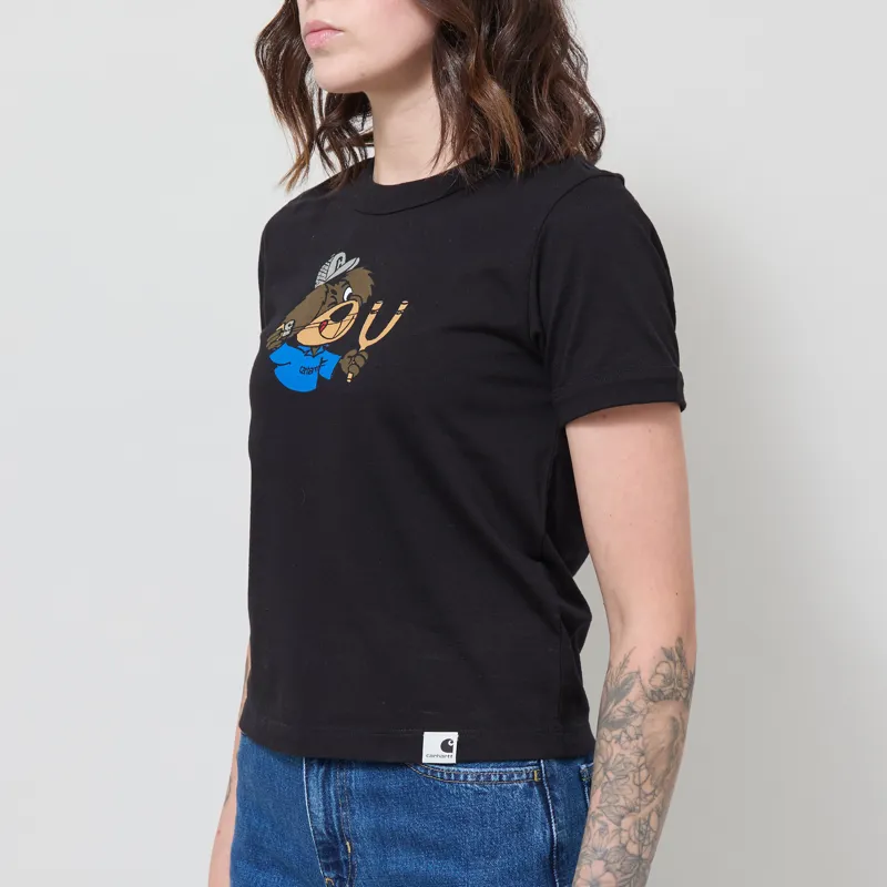 Carhartt WIP Womens Slingshot T Shirt Black-1