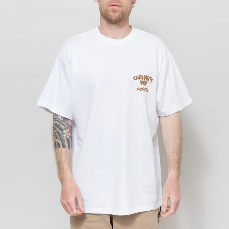 Carhartt WIP Coffee Break T Shirt White-2