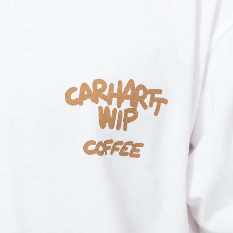 Carhartt WIP Coffee Break T Shirt White-5