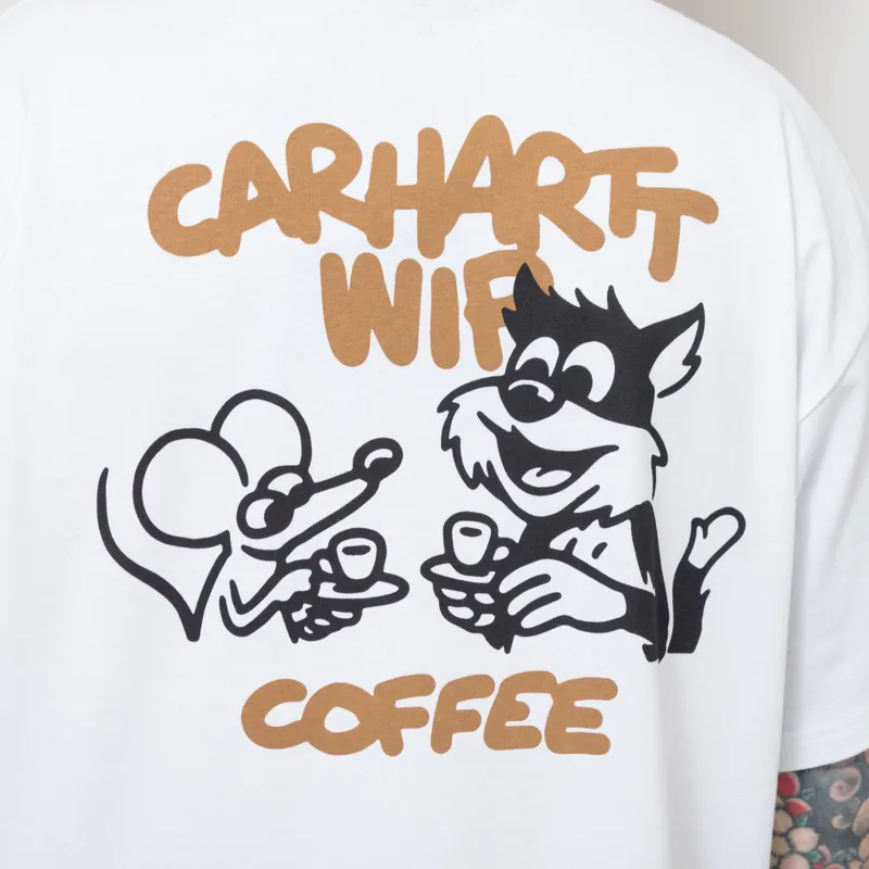 Carhartt WIP Coffee Break T Shirt White-4