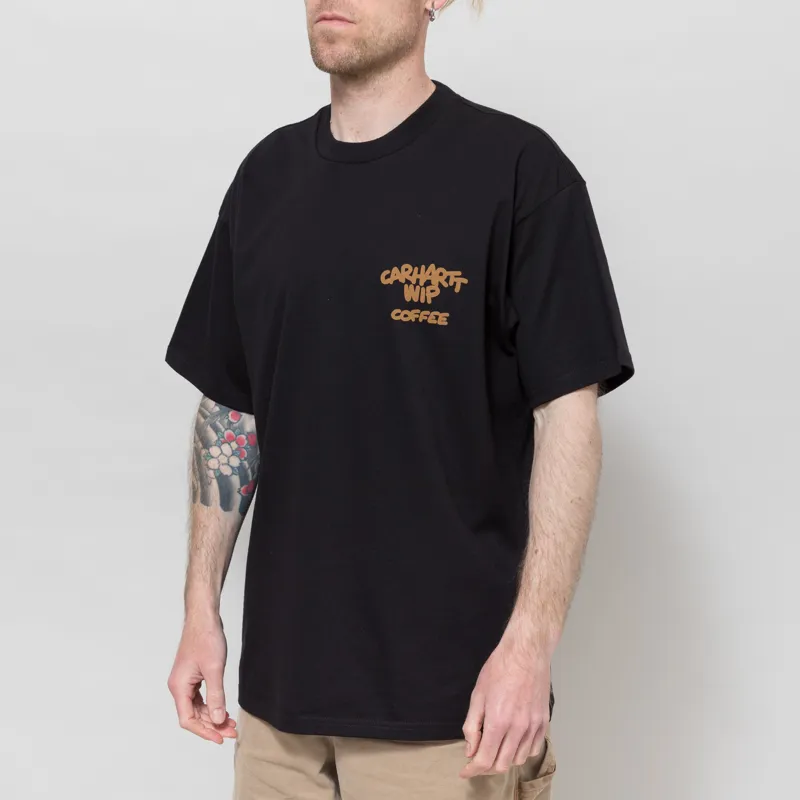 Carhartt WIP Coffee Break T Shirt Black-1