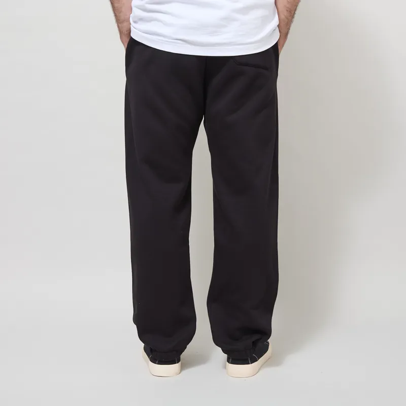 Carhartt WIP Chase Sweat Pant Black Gold-2