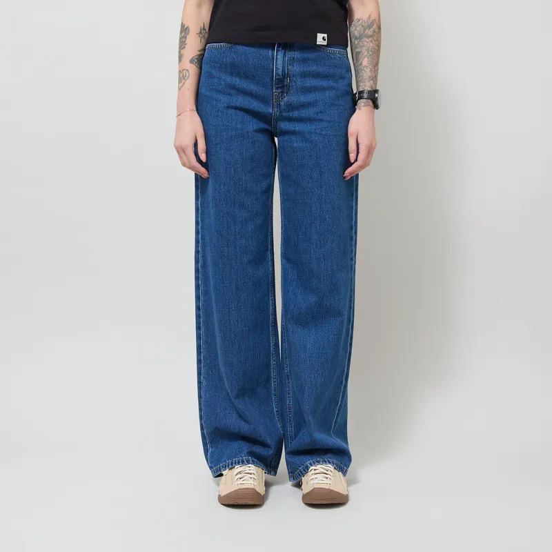 Carhartt WIP Womens Jane Pant Blue Heavy Stone Wash