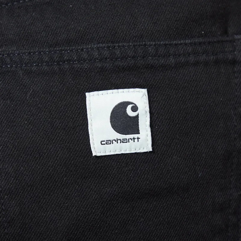 Carhartt WIP Womens Jane Pant Black Rinsed-6