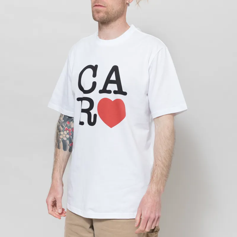 Carhartt WIP I Hartt T Shirt White-1