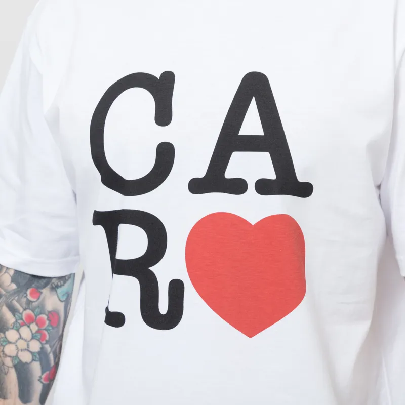 Carhartt WIP I Hartt T Shirt White-4