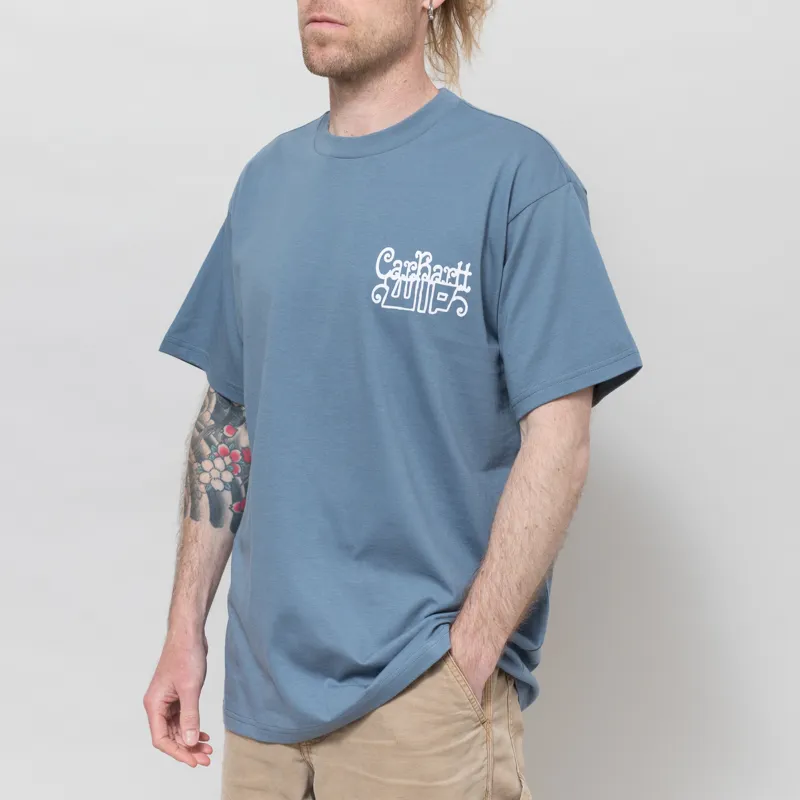 Carhartt WIP Formidable T Shirt Shady Blue-1
