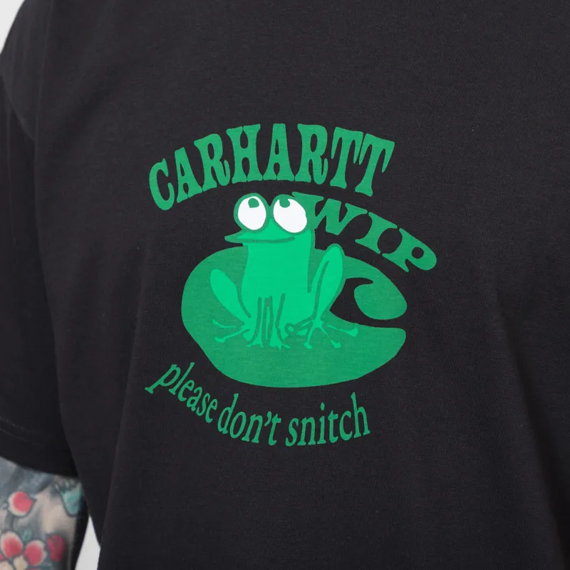 Carhartt WIP Don't Snitch T Shirt Black-4