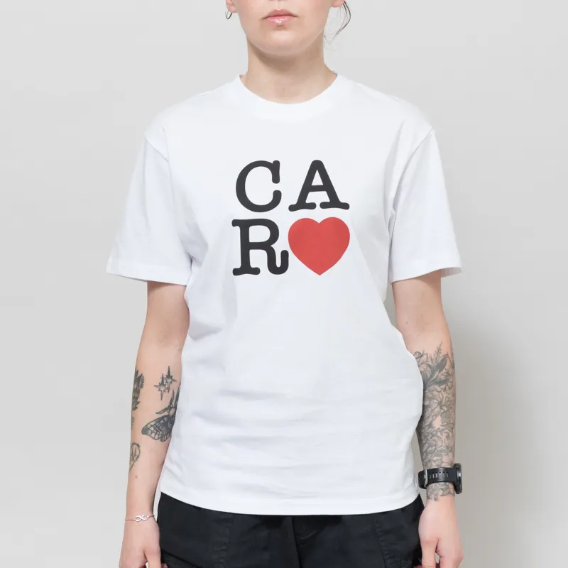 Carhartt WIP Womens I Hartt T Shirt White