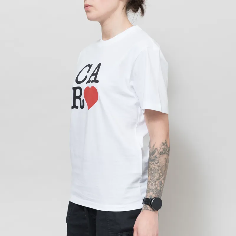 Carhartt WIP Womens I Hartt T Shirt White-1