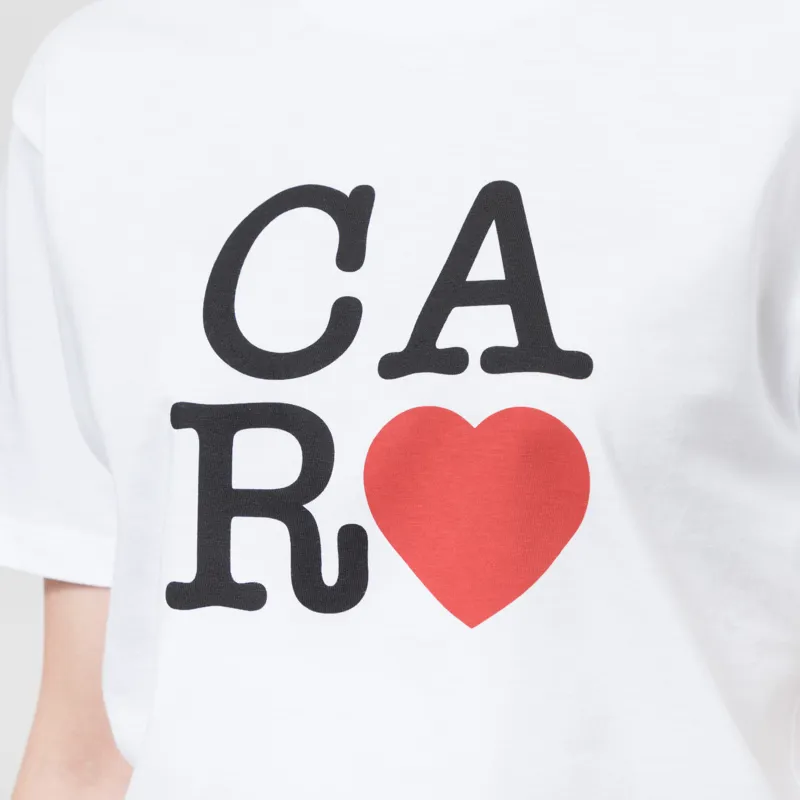 Carhartt WIP Womens I Hartt T Shirt White-5