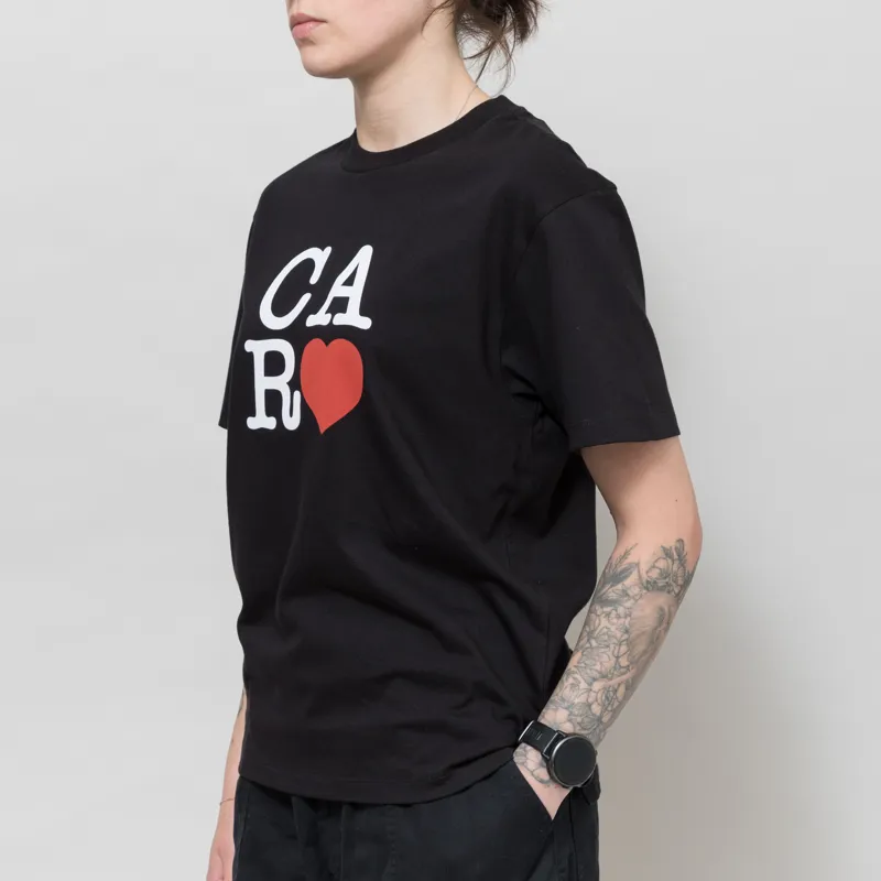 Carhartt WIP Womens I Hartt T Shirt Black-1