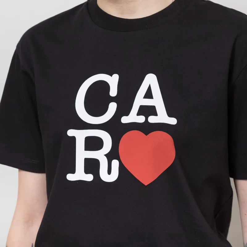Carhartt WIP Womens I Hartt T Shirt Black-4