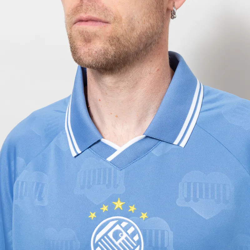 Carhartt WIP Terrace Football Shirt Heart Train Jacquard Curacao-3