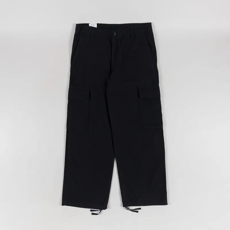 Carhartt WIP Kade Cargo Pant Black Garment Dyed-1
