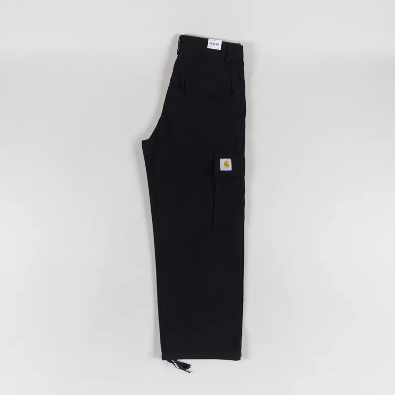Carhartt WIP Kade Cargo Pant Black Garment Dyed-2