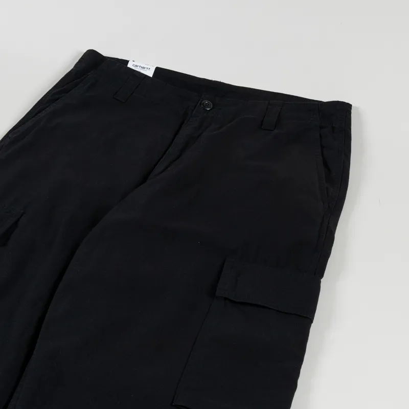 Carhartt WIP Kade Cargo Pant Black Garment Dyed-4