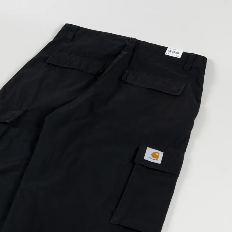 Carhartt WIP Kade Cargo Pant Black Garment Dyed-3