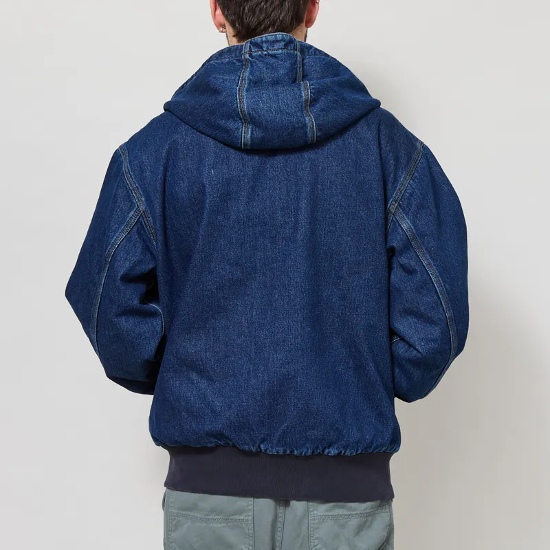 Carhartt WIP OG Active Jacket Blue Stone Washed-2