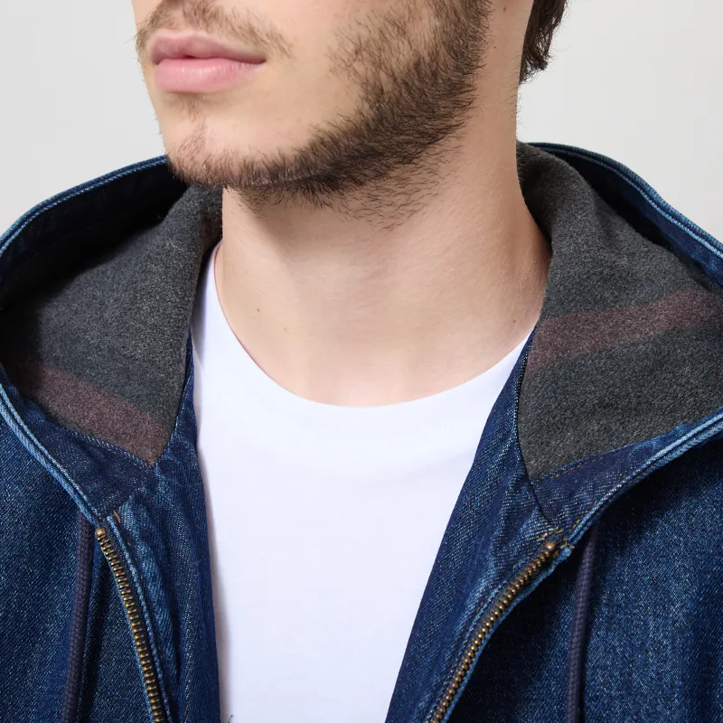 Carhartt WIP OG Active Jacket Blue Stone Washed-3