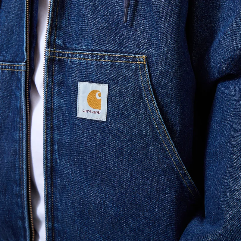 Carhartt WIP OG Active Jacket Blue Stone Washed-5