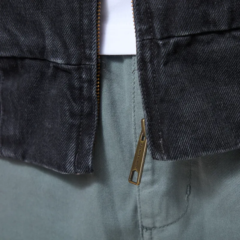 Carhartt WIP OG Active Jacket Black Stone Washed-4